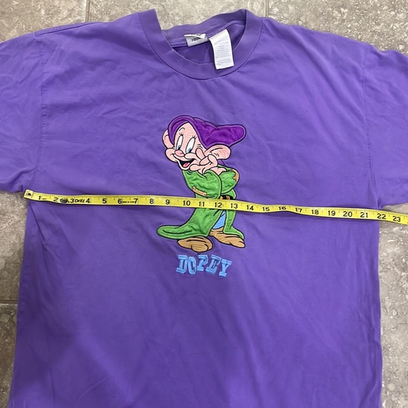 DISNEY ‎ WOMEN’S 90'S DOPEY EMBROIDERED TEE SZ XL - Picture 9 of 11